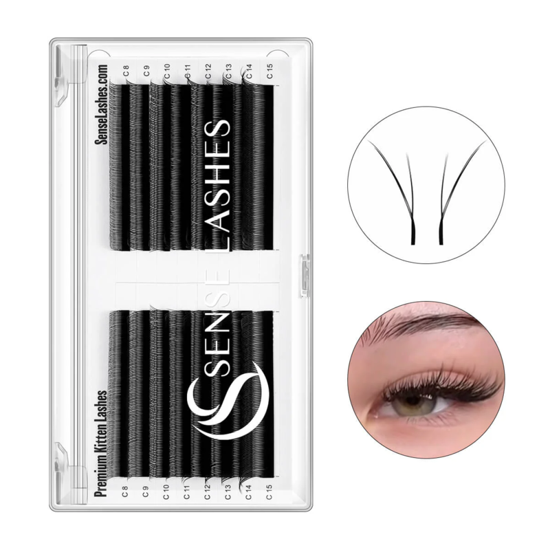 Eyelash Extension Y Shape - ขนตาปลอม SENSE LASHES Fox YY Shape