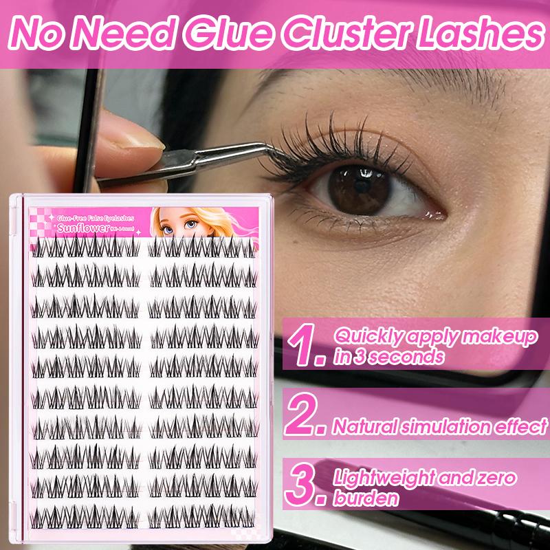 Eyelash Extension Supernatural - ขนตาปลอมแบบไม่ต้องใช้กาว สไตล์เกาหลี ชุดต่อขนตาปลอม นุ่มพิเศษและดูเป็นธรรมชาติ สำหรับผู้เริ่มต้น ขนตาปลอม