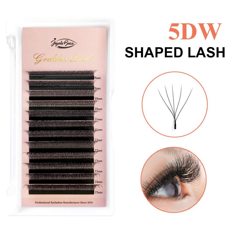 Eyelash Extension Supernatural - ขนตาปลอม Goddess 5D รูปทรง W แบบแพ็คใหญ่