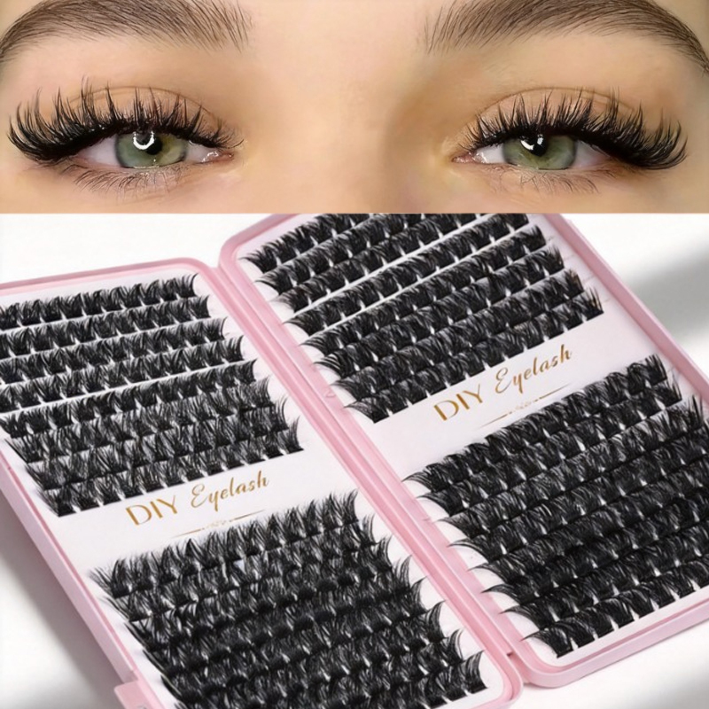 Eyelash Extension Home Service - ชุดต่อขนตา 384 ชิ้น แบบ D Curl