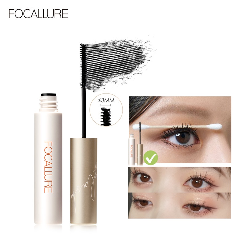Eyelash Extension Supernatural - FOCALLURE 4d Eyelashมาสคาร่าNon Caking SuperยาวCurlingมาสคาร่าแต่งหน้าNatural Eye