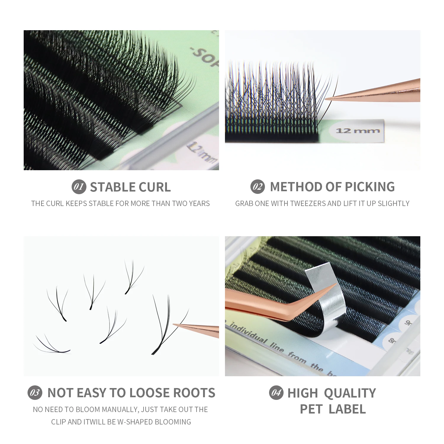 ANNAFRIS 3D W สาม Core Eyelash - Eyelash Extension Human Hair บทวิจารณ์และราคา