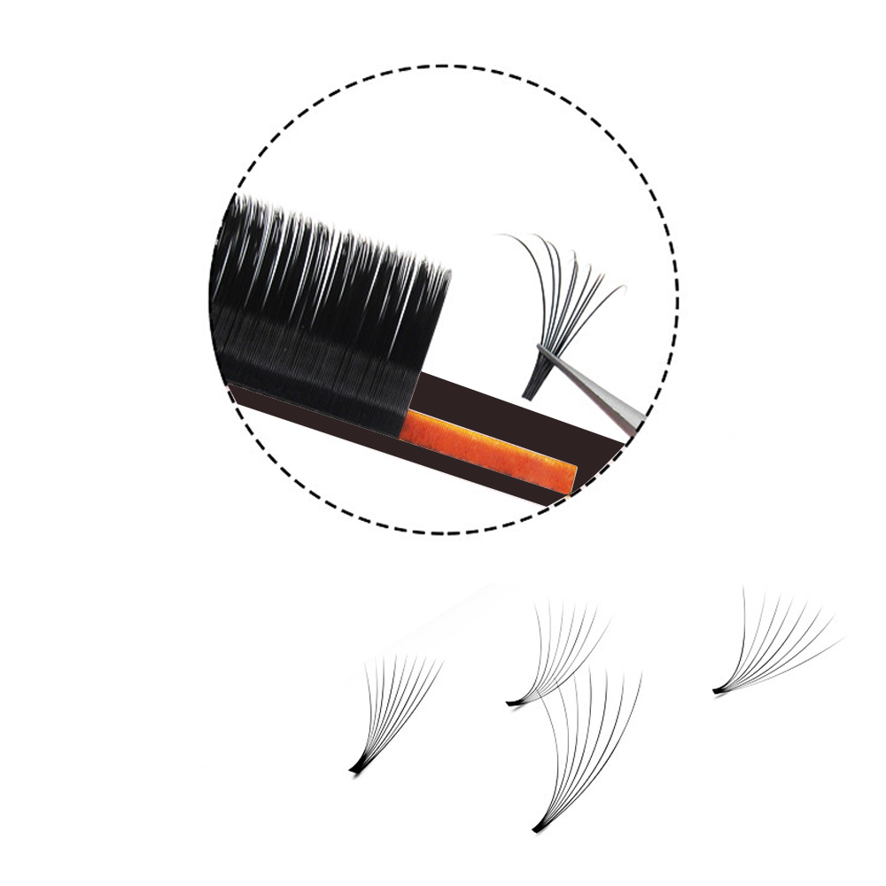 ขนตาปลอม MASSCAKU แบบ Easy Fan - Eyelash Extension Human Hair บทวิจารณ์และราคา