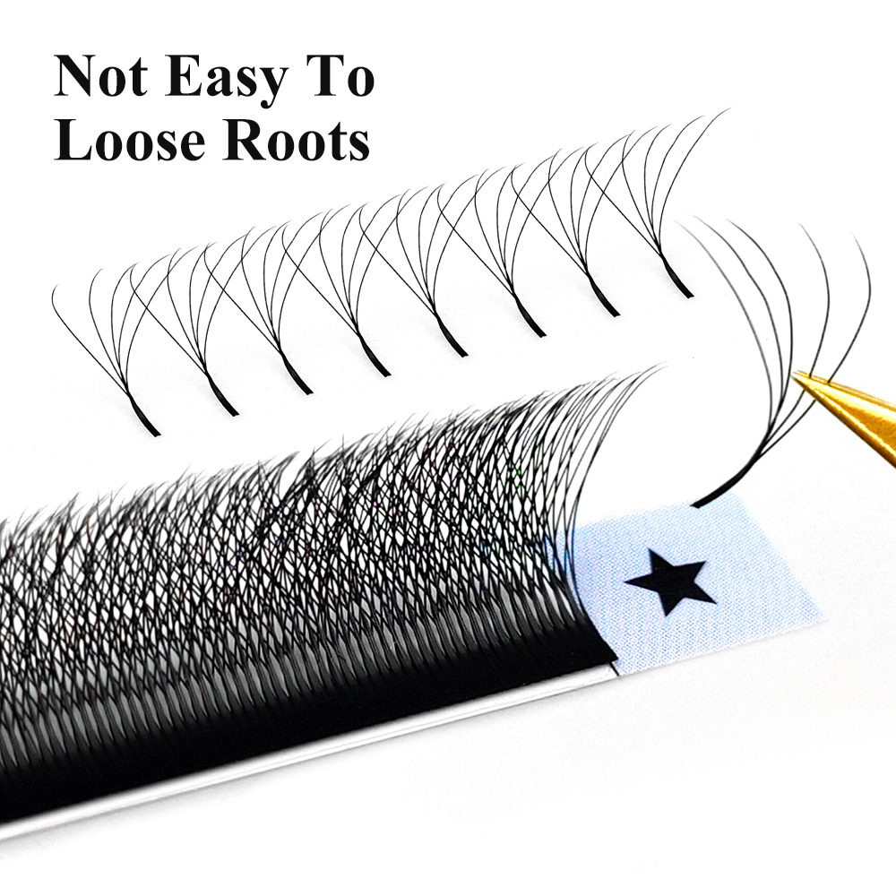 LAKANAKU W รูปร่าง Bloom 3D 4D - Eyelash Extension Y Shape บทวิจารณ์และราคา