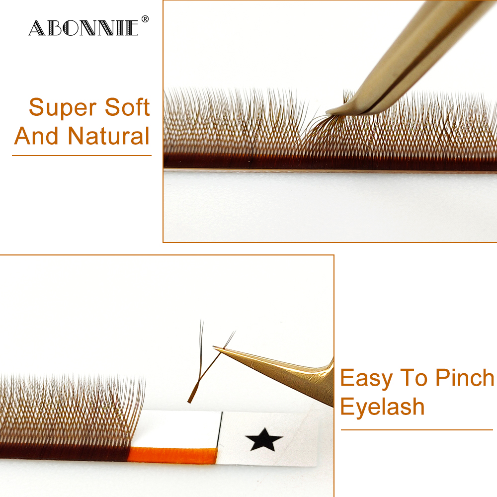 LAKANAKU คุณภาพสูงสีน้ําตาล YY - Eyelash Extension Y Shape บทวิจารณ์และราคา