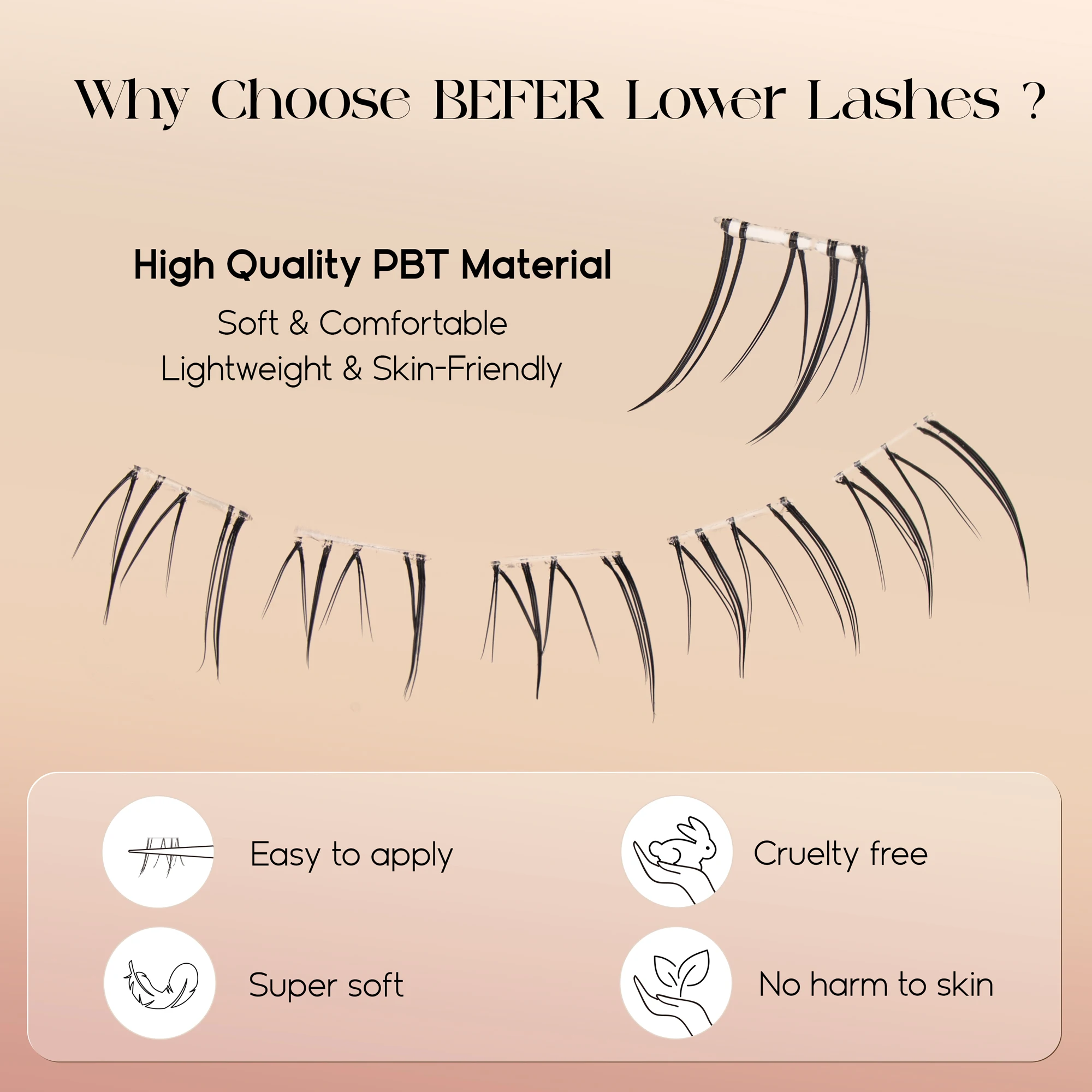 ขนตาล่างแบบไม่ต้องใช้กาว ดูเป็ - Eyelash Extension Anime บทวิจารณ์และราคา