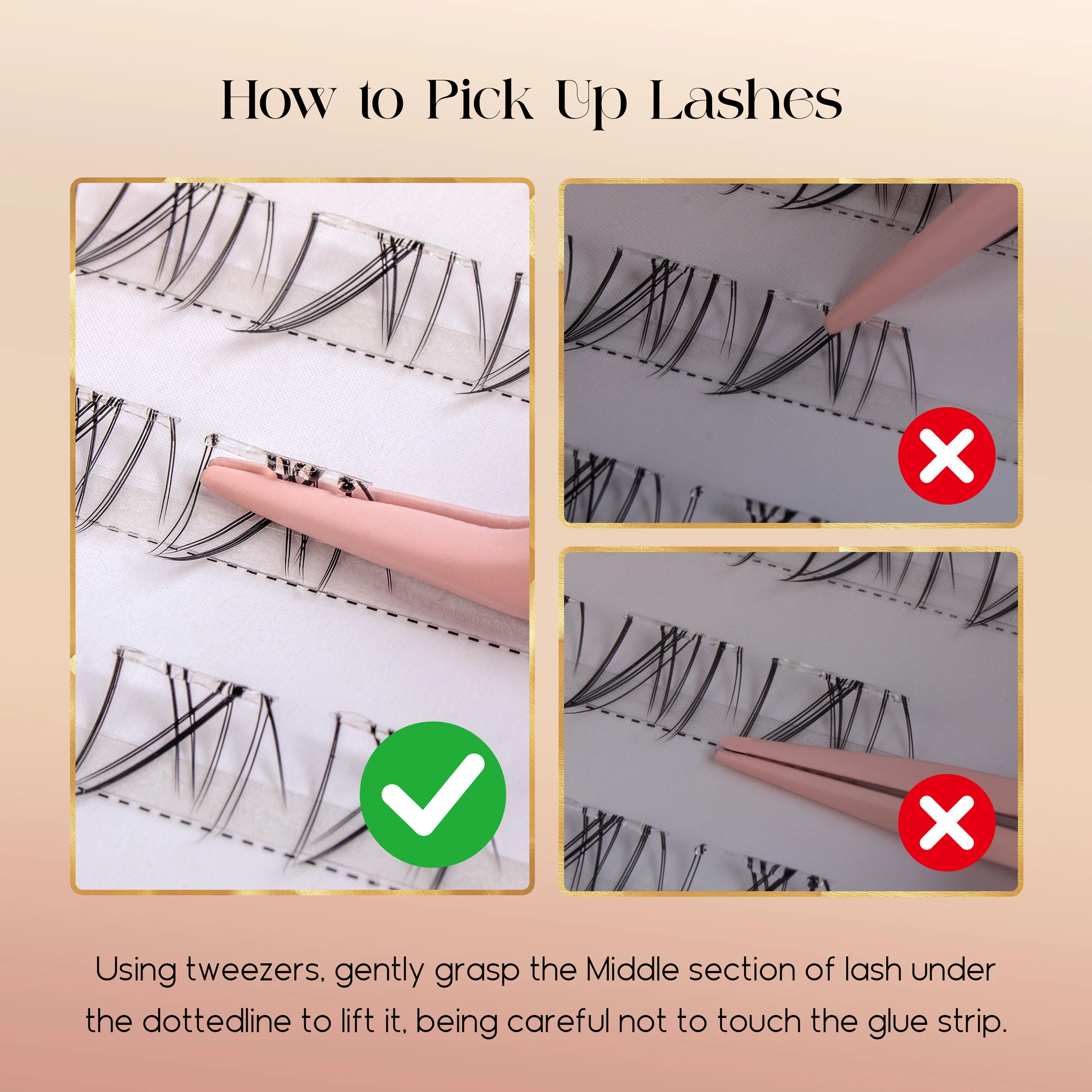 ขนตาล่างแบบไม่ต้องใช้กาว ดูเป็ - Eyelash Extension Anime บทวิจารณ์และราคา