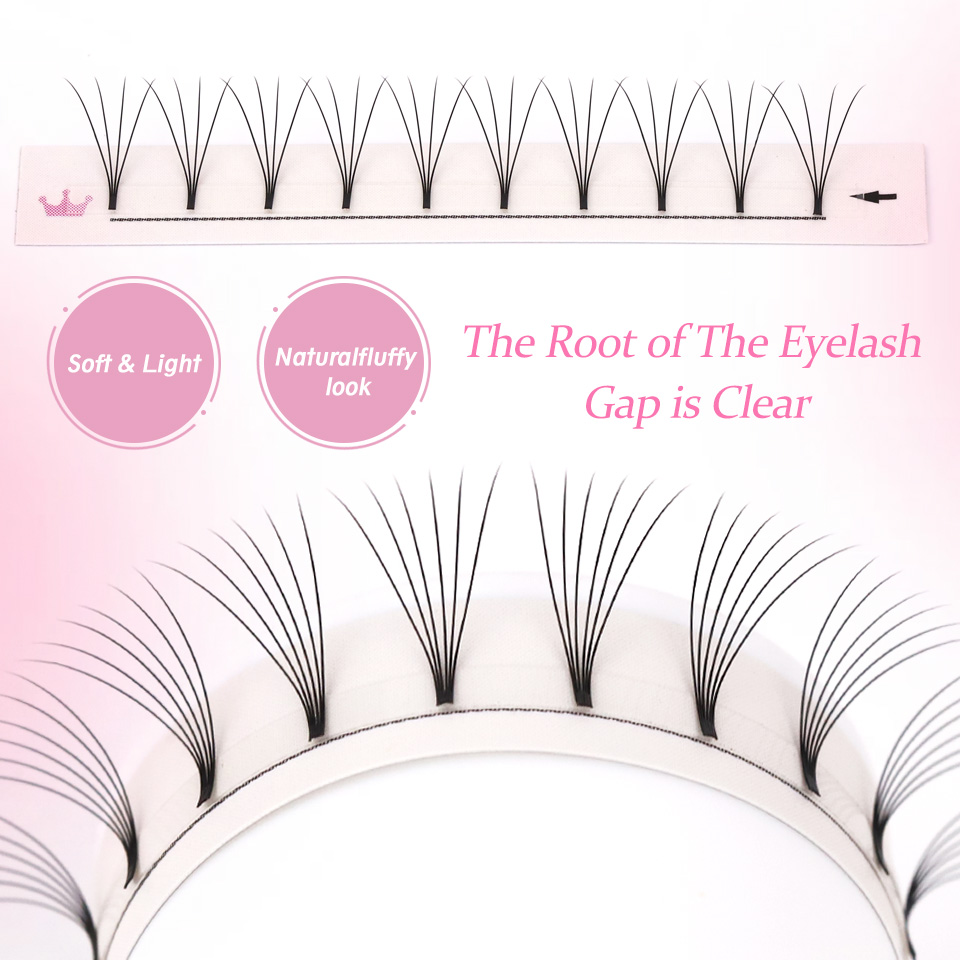 AGUUD นุ่มธรรมชาติ Premade ปริ - Eyelash Extension Human Hair บทวิจารณ์และราคา