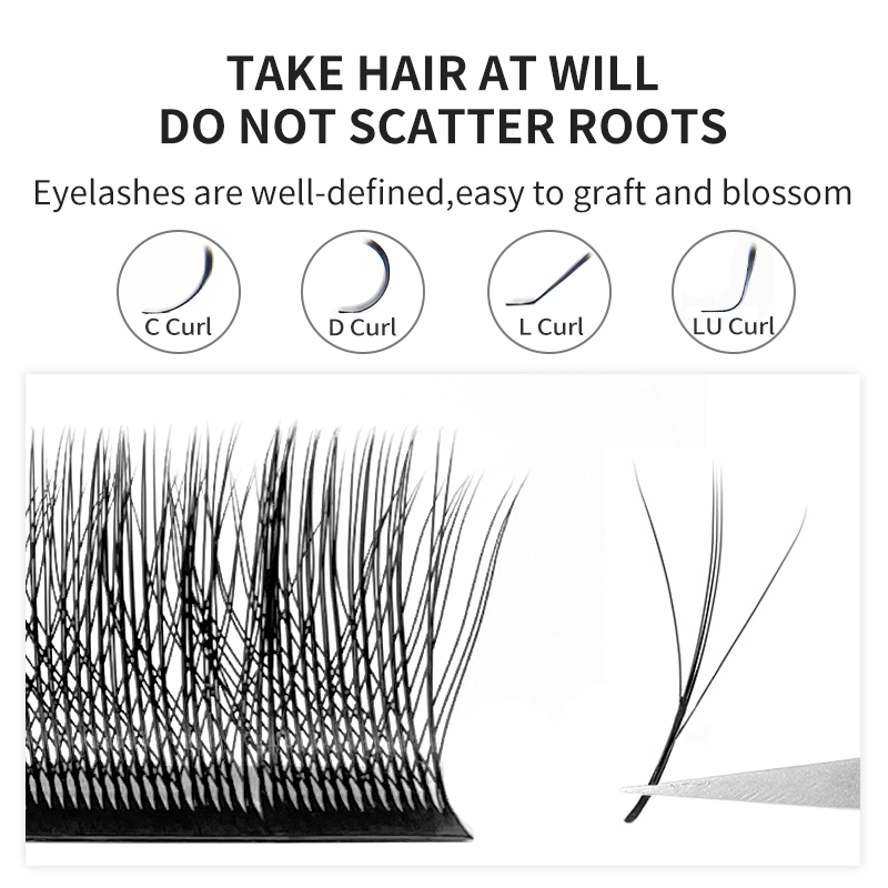 NATUHANA 3D W รูป (2.0) soft L - Eyelash Extension Y Shape บทวิจารณ์และราคา