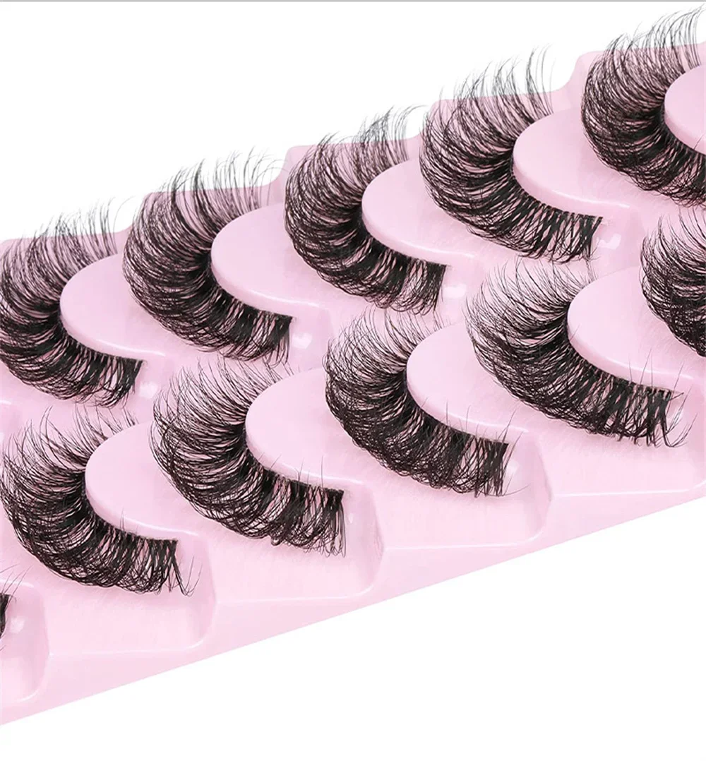 ขนตาปลอม 10 คู่ 6D ฟูหนาเป็นพิ - Eyelash Extension Supernatural บทวิจารณ์และราคา