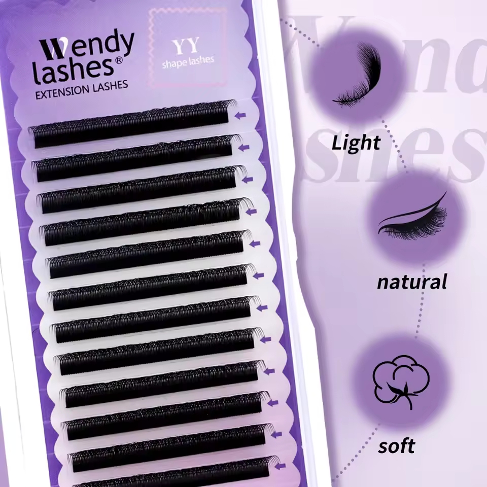 WENDY 2D YY รูปร่าง C/D Curl E - Eyelash Extension Y Shape บทวิจารณ์และราคา