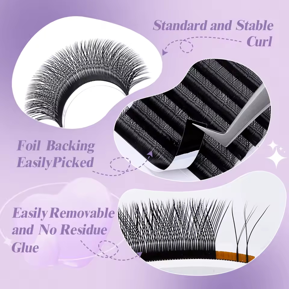 WENDY 2D YY รูปร่าง C/D Curl E - Eyelash Extension Y Shape บทวิจารณ์และราคา