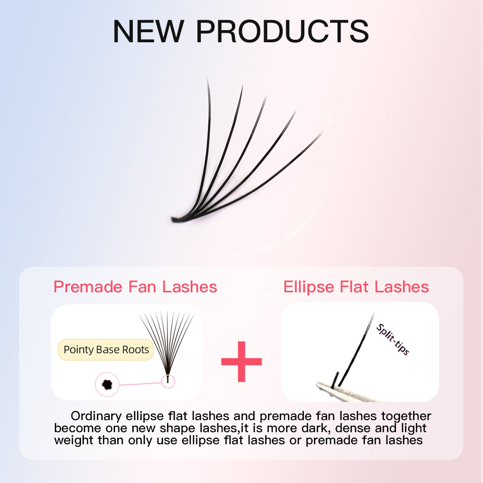 แบน Premade แฟนบาง Root Eyelas - Eyelash Extension Supernatural บทวิจารณ์และราคา