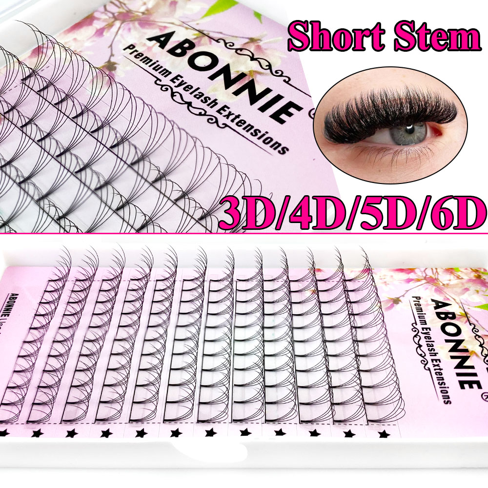 ขนตาปลอม Abonnie 6D Narrow Fan - Eyelash Extension Human Hair บทวิจารณ์และราคา