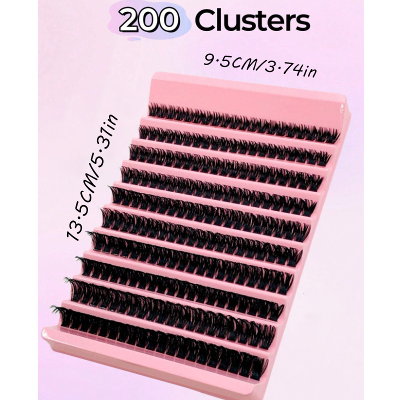200PCS DIYขนตาชุด 80D D-Curl S - Eyelash Extension Supernatural บทวิจารณ์และราคา