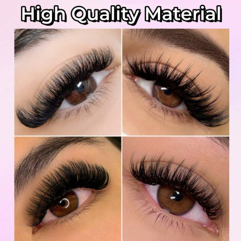 200PCS DIYขนตาชุด 80D D-Curl S - Eyelash Extension Supernatural บทวิจารณ์และราคา