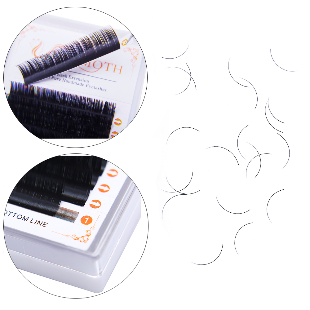 ขนตาปลอมสำหรับต่อขนตาปลอมขนตาป - Eyelash Extension Human Hair บทวิจารณ์และราคา