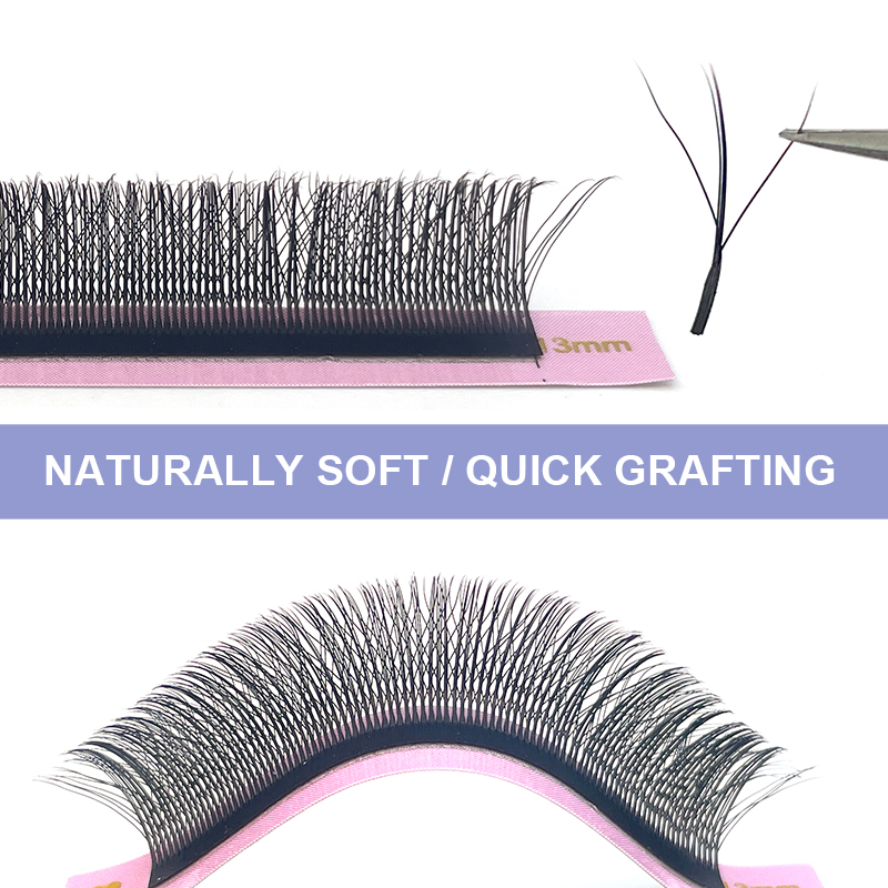 ส่วนต่อขยายขนตา5D แบบติดง่ายรู - Eyelash Extension Y Shape บทวิจารณ์และราคา
