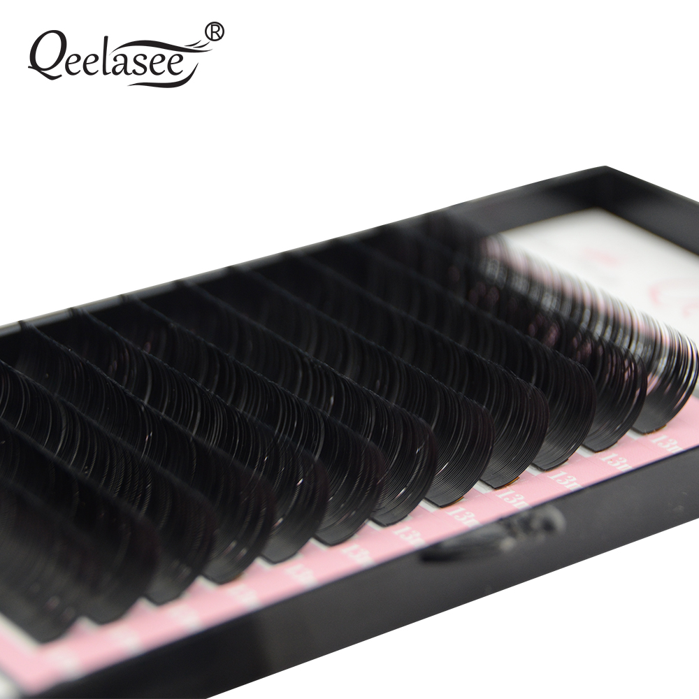 Qeelasee Faux Mink แต่ละขนตา C - Eyelash Extension Human Hair บทวิจารณ์และราคา
