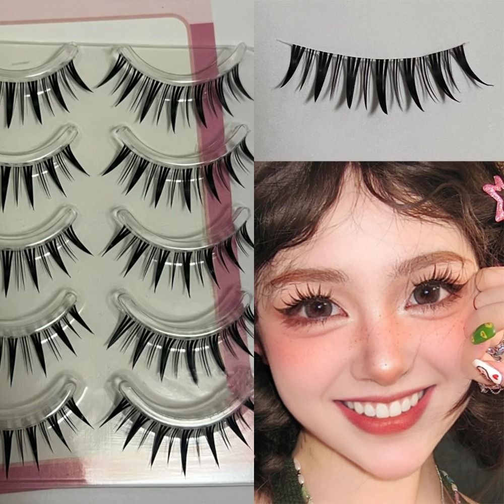แพ็ค 5 คู่ ขนตาปลอมสไตล์ญี่ปุ่ - Eyelash Extension Anime บทวิจารณ์และราคา
