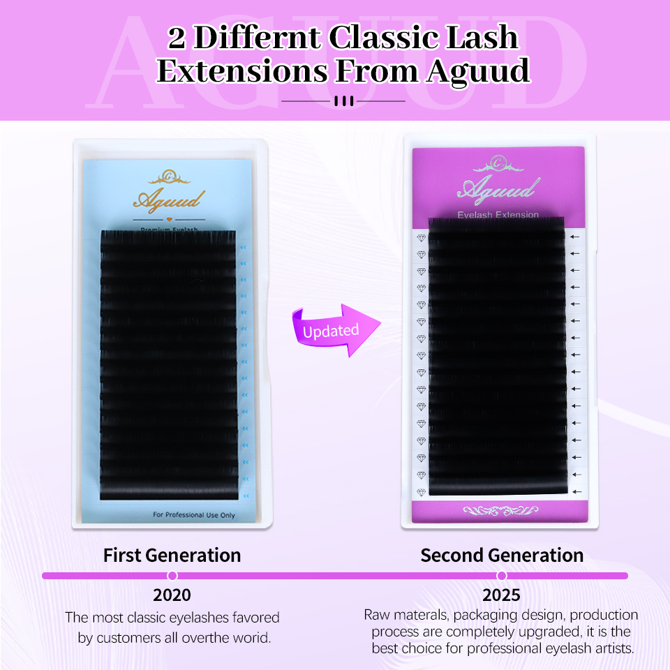 AGUUD 5 ถาด/ล็อต ขนตาปลอมแบบเส - Eyelash Extension Supernatural บทวิจารณ์และราคา