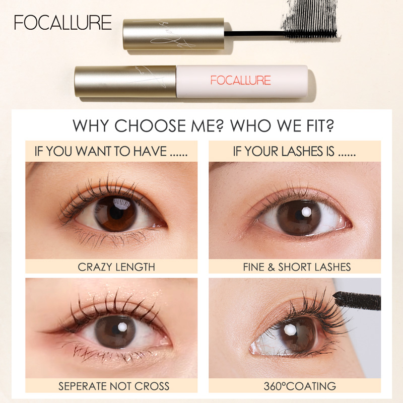 FOCALLURE 4d Eyelashมาสคาร่าNo - Eyelash Extension Supernatural บทวิจารณ์และราคา